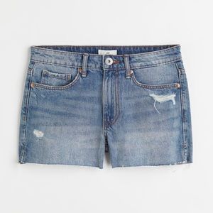 Slim Denim Shorts